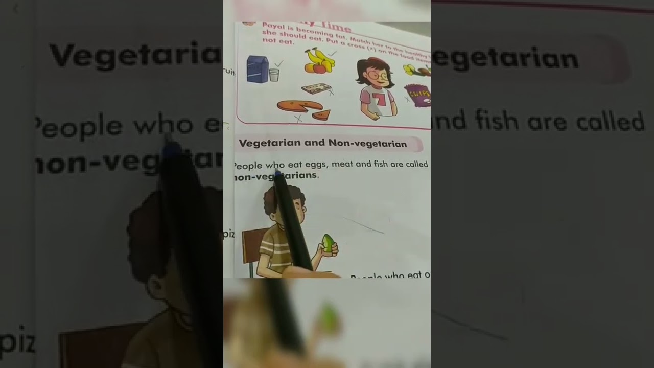 non-vegetarian and vegetarian?@Generousmom