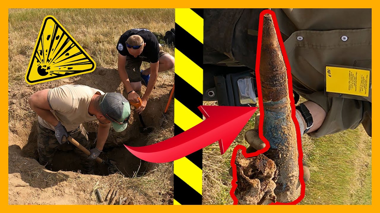 Vergrabene MUNITION tief unter der Erde - Mit dem Metalldetektor in Polen - GTH Episode 07 2021