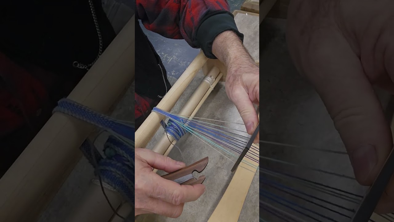 Weaving with the Roman South Shields Heddle 