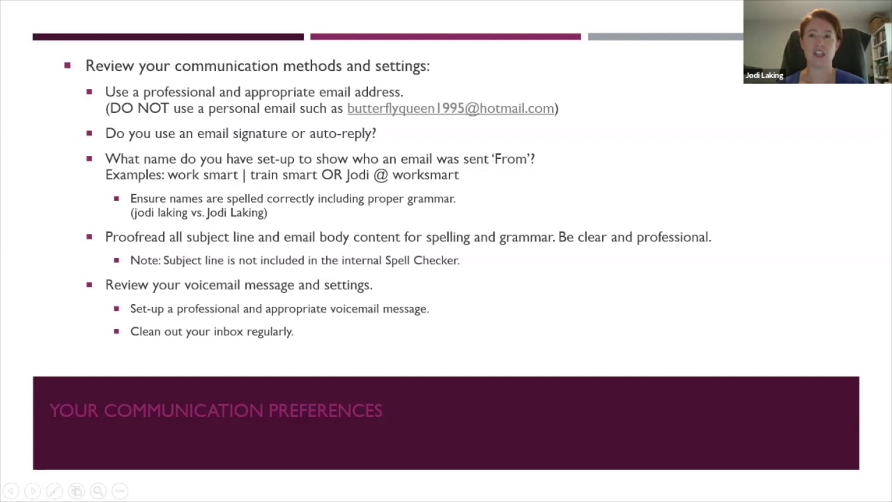 Personal Branding- Jodi Laking with Work Smart Train Smart