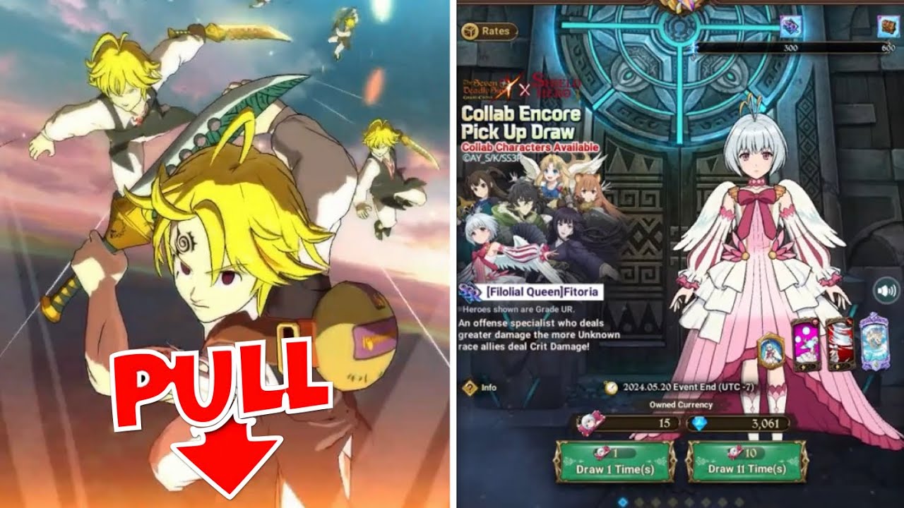 SO MANY SSR'S! NEW RISING OF THE SHIELD HERO COLLAB SUMMONS - Seven Deadly Sins: Grand Cross