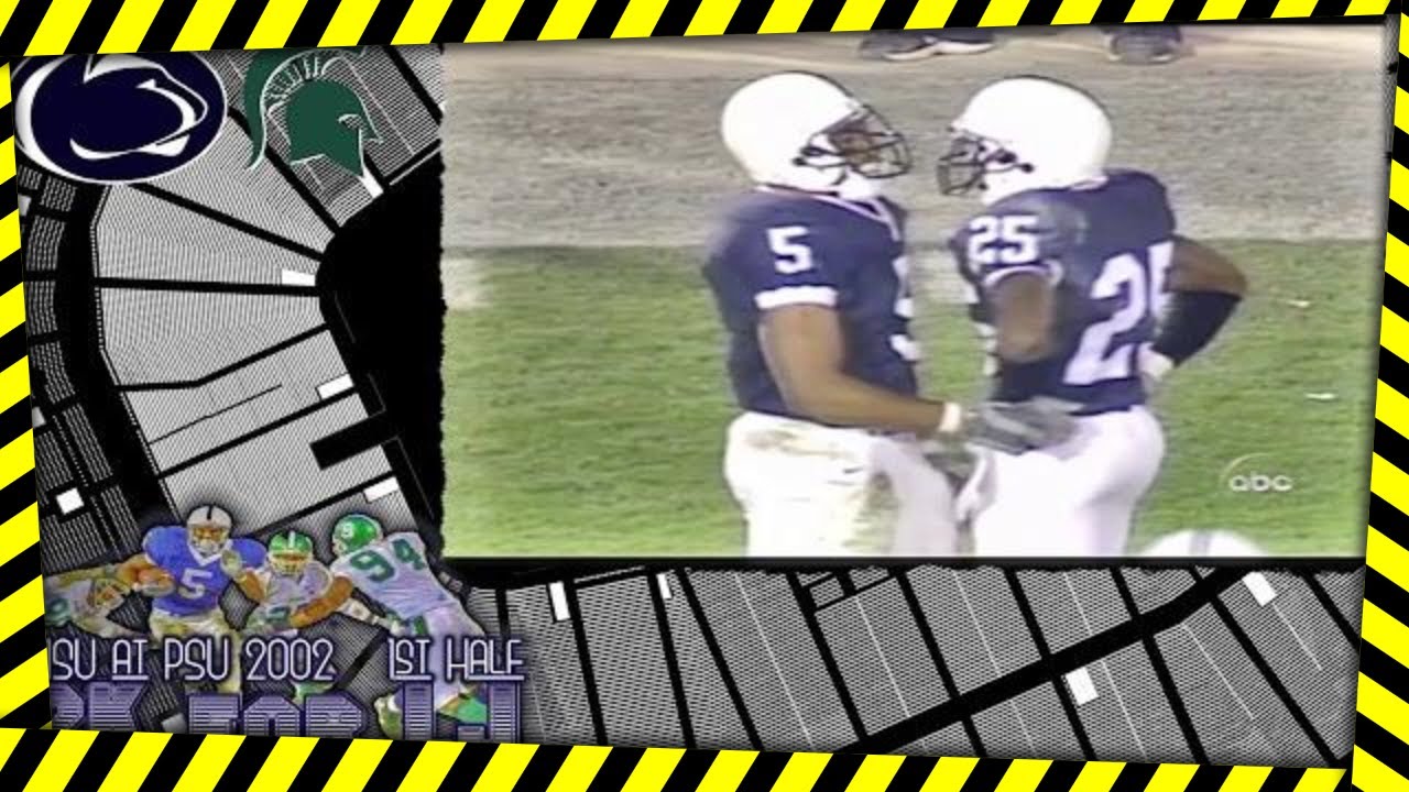 Larry Johnson Penn State Highlights VS Michigan State 2002 - 