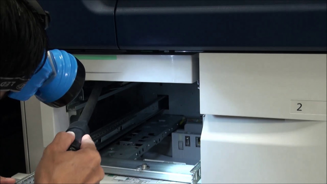 Xerox D125 | Paper Jammed