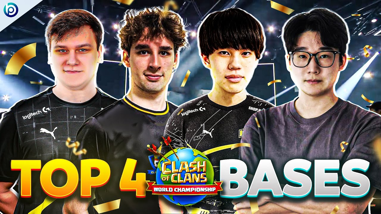 #4  TOP TH15 War Bases DEFENDING Godly at Clash Worlds | NAVI and Clash Champs Esports