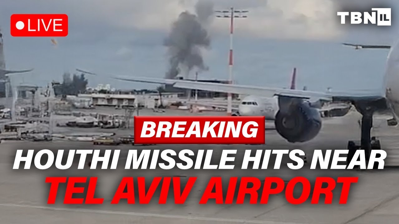 BREAKING: Houthi Missile Strikes Near Tel Aviv Airport : Israel Wakes Up to Terror!  | TBN Israel