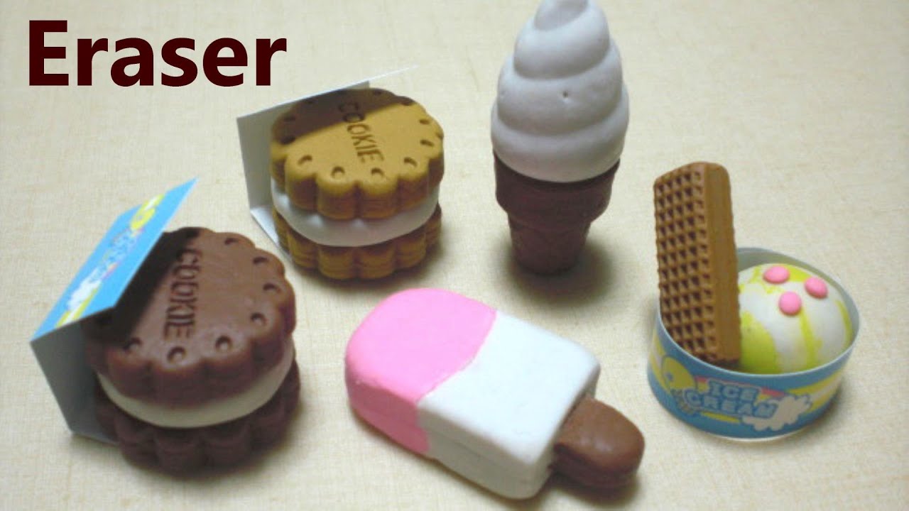 消しゴム作成 Eraser 4 - Ice cream アイスクリーム