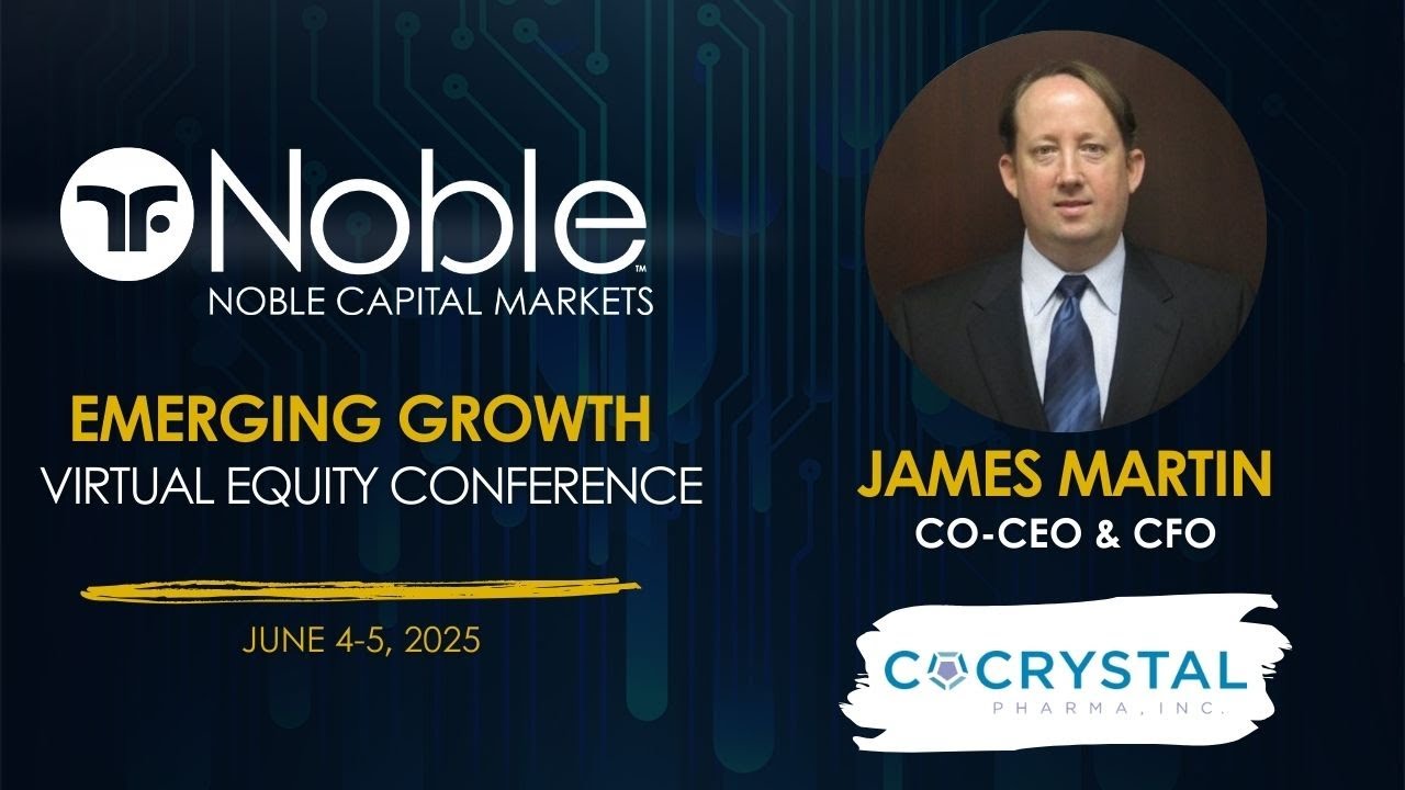 Cocrystal Pharma (COCP) - Noble Capital Markets Virtual Conference Replay