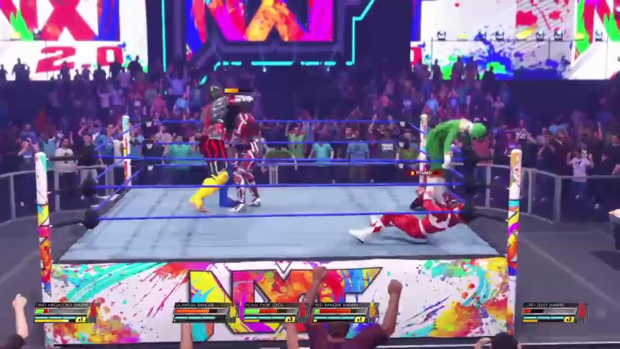 WWE 2k22 Power Rangers Royal Rumble