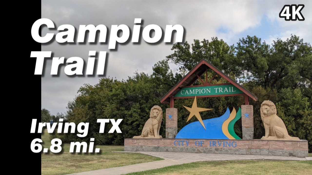 Bike Irving! Campion Trail in 4K