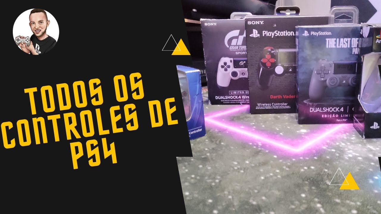 Todos os controles de PS4