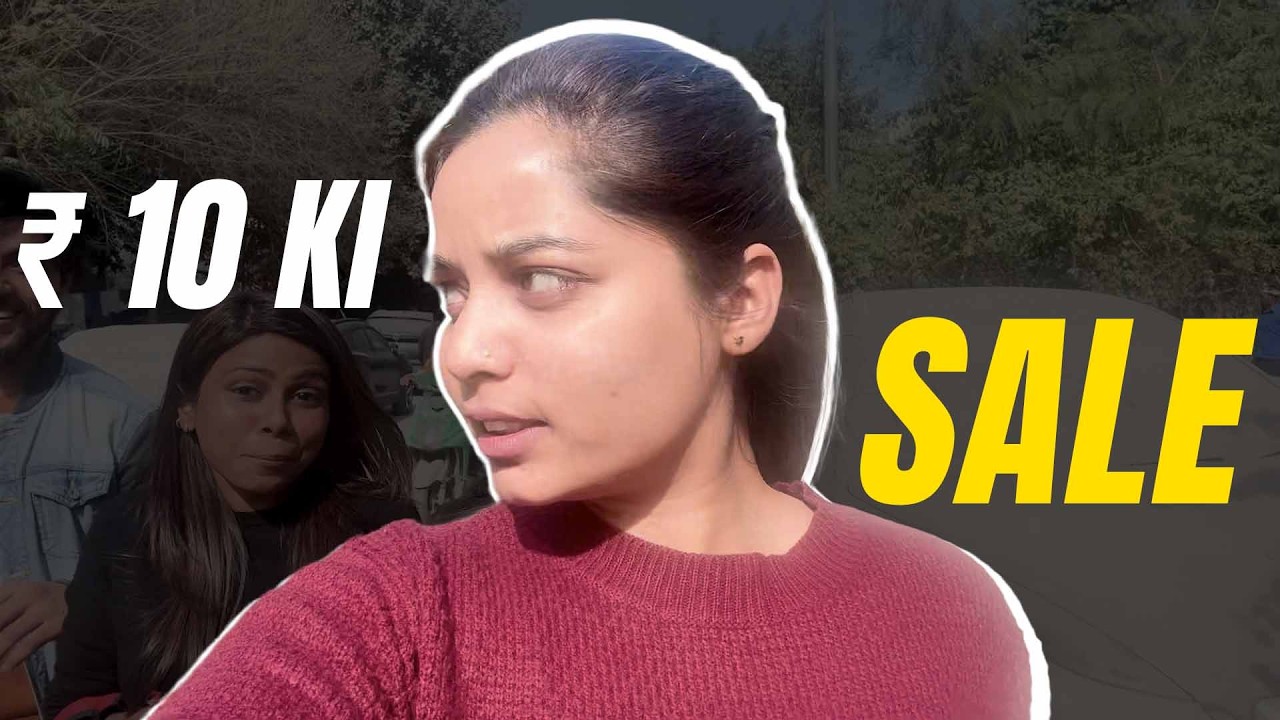 EVERYTHING FOR ₹10! 😱 Biggest Hidden Sale in Friday Market Delhi | Shopping Vlog