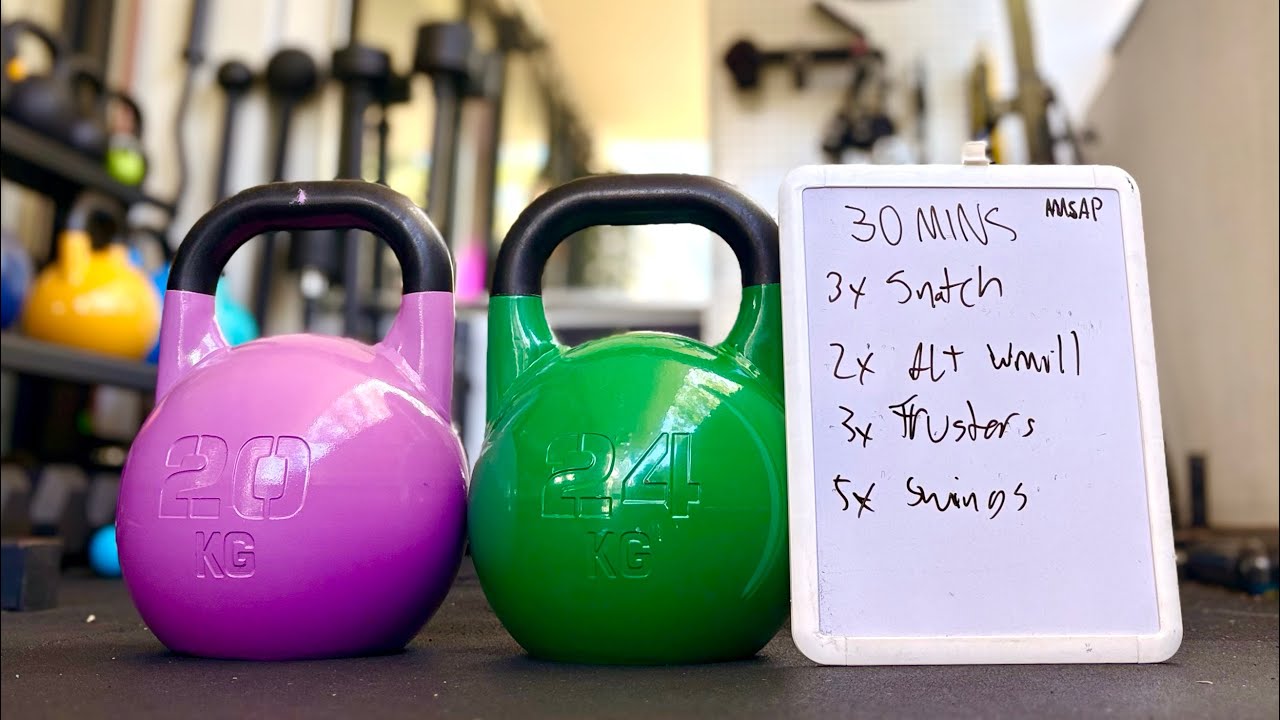 Kettlebell AMSAP | 30 Minute Workout
