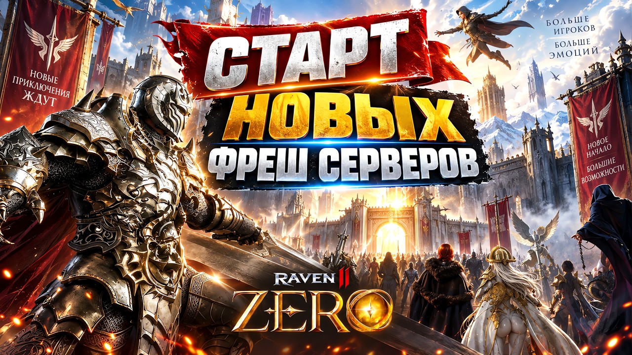 Raven2 Zero Старт Новых Фреш Серверов
