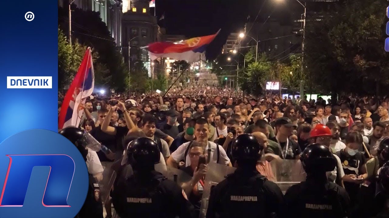 Ulični noćni sukobi, zbog ignorisanja zahteva devetomesečnih protesta