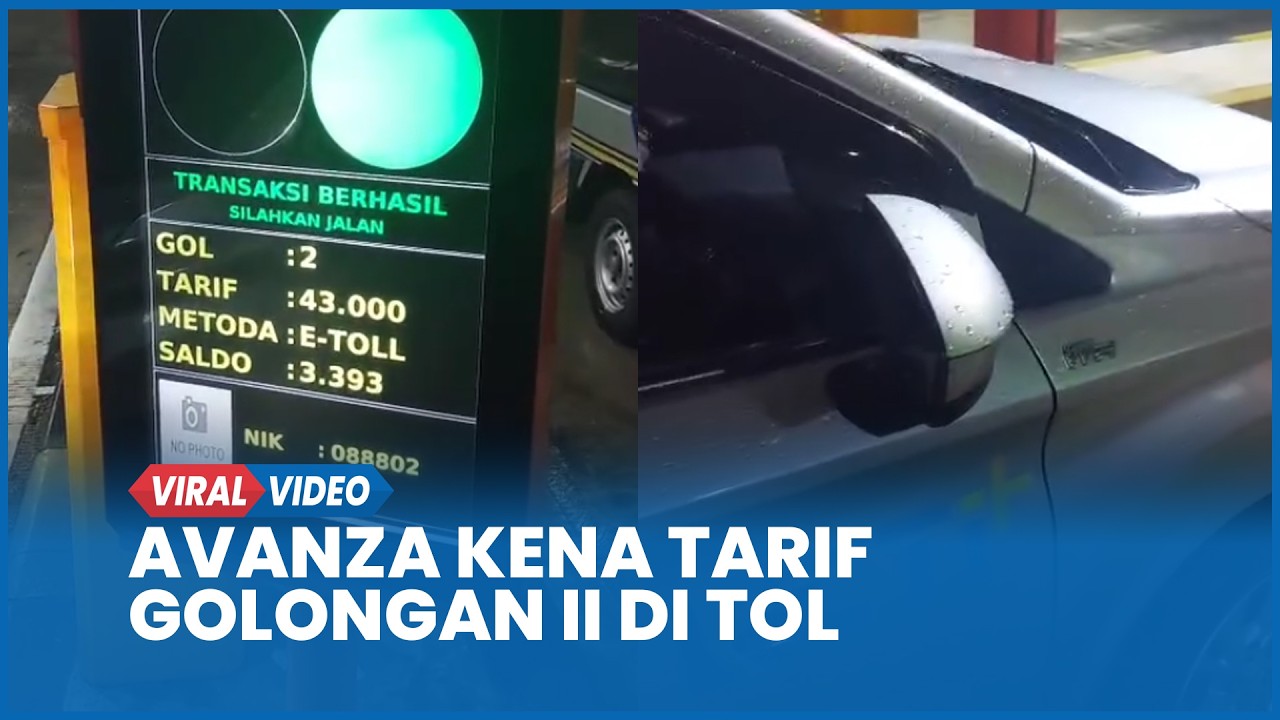 Viral Avanza Kena Tarif Golongan II Rp 43.000 Setara Truk di Gerbang Tok Krukut Depok
