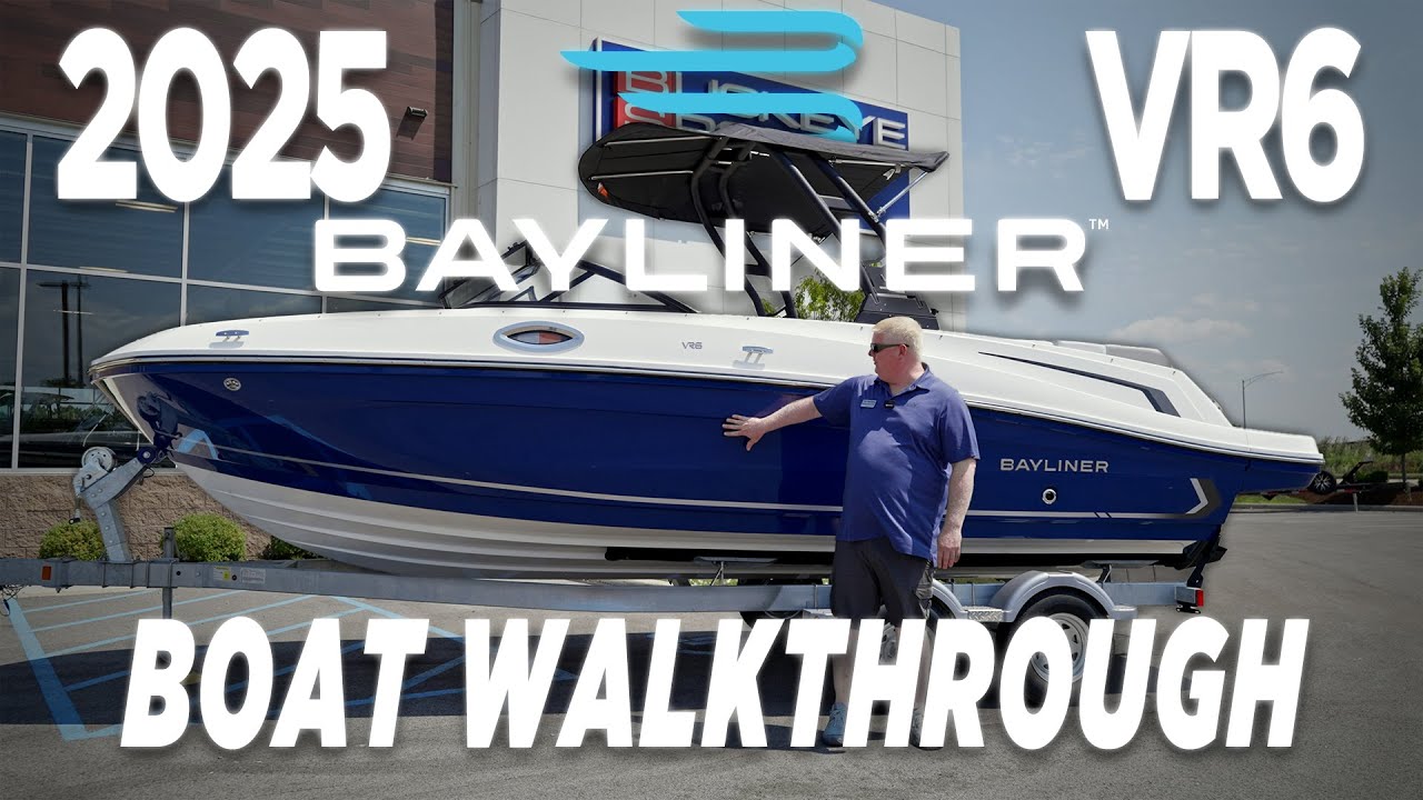 2025 BAYLINER VR6 BOWRIDER BOAT WALKTHROUGH