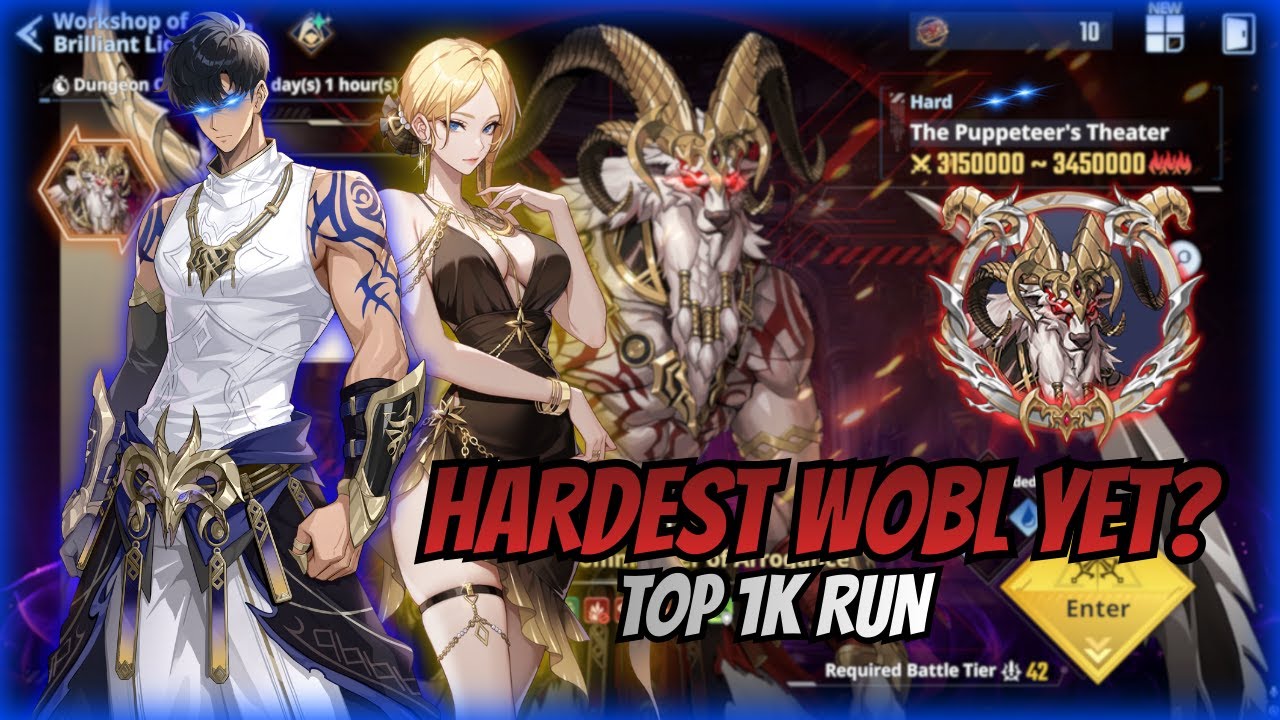 [ TOP 1K HARD MODE ] VALTAIR DESTROYED!! | SOLO LEVELING ARISE