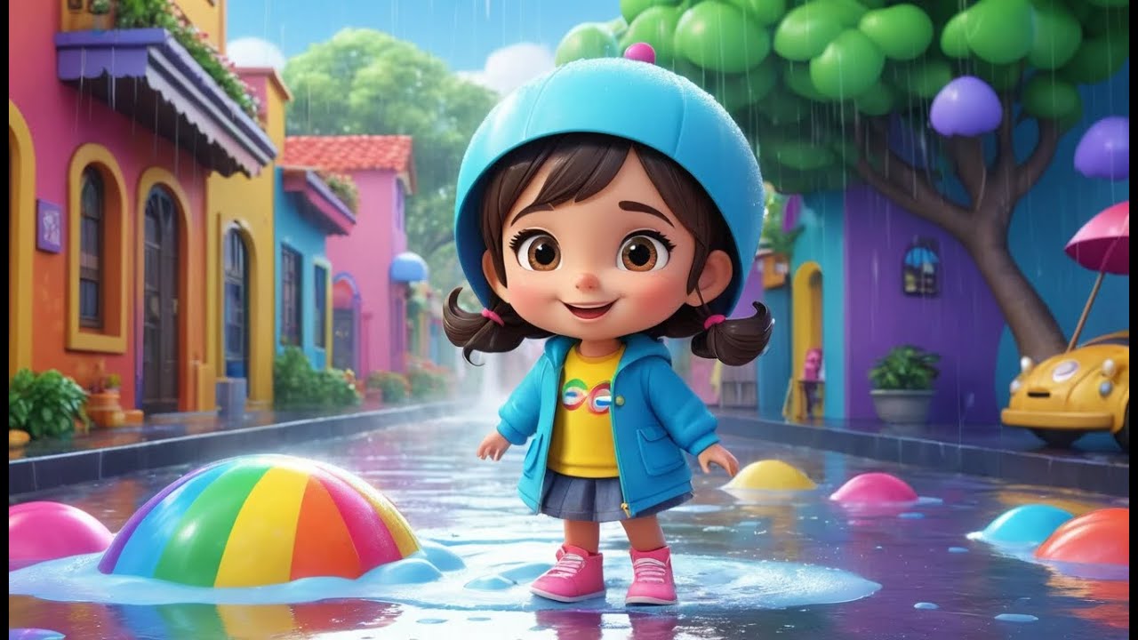 Rain Rain Go Away Play Song | Fun Kids Nursery Rhyme & Playtime Song