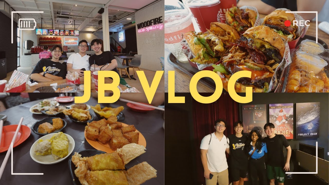 JB Day Vlog (BUSSIN FOOD 🥟, Laser Battle 🔫 , Lost in JB 🔎 and Floor is lava! 🌋)
