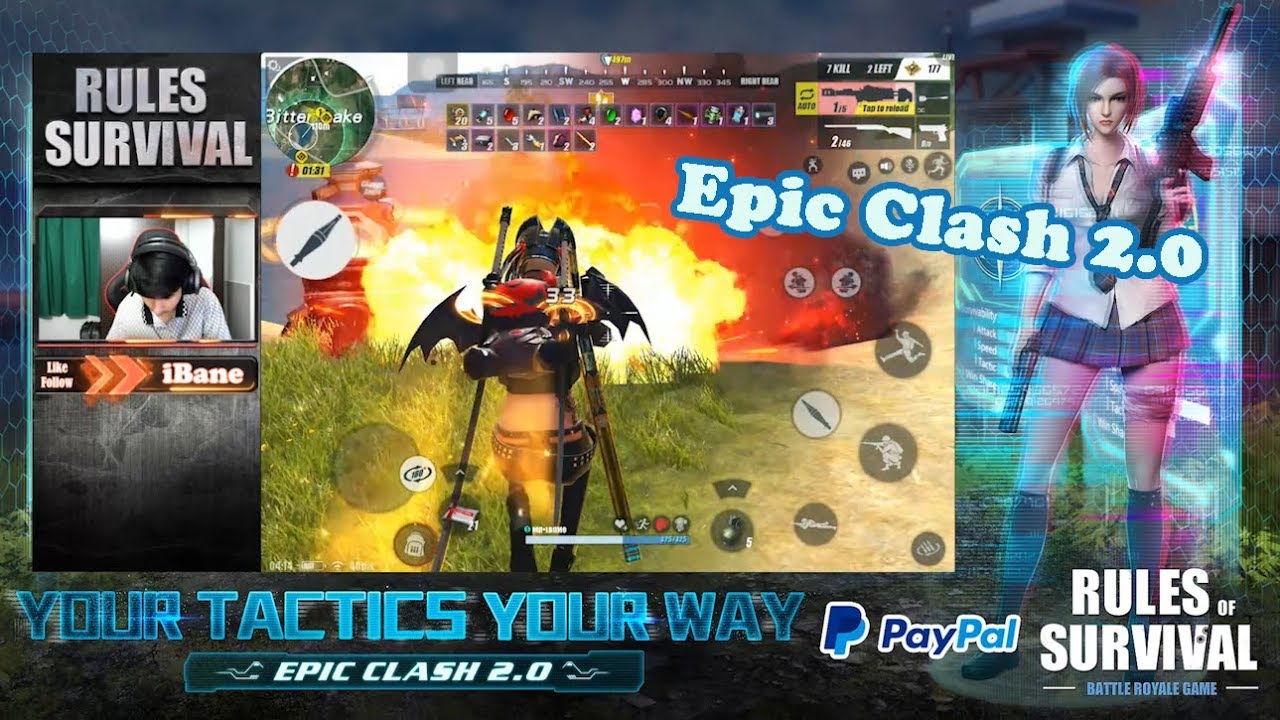 New RoS Epic Clash 2.0 / Rules of Survival / Ep 185