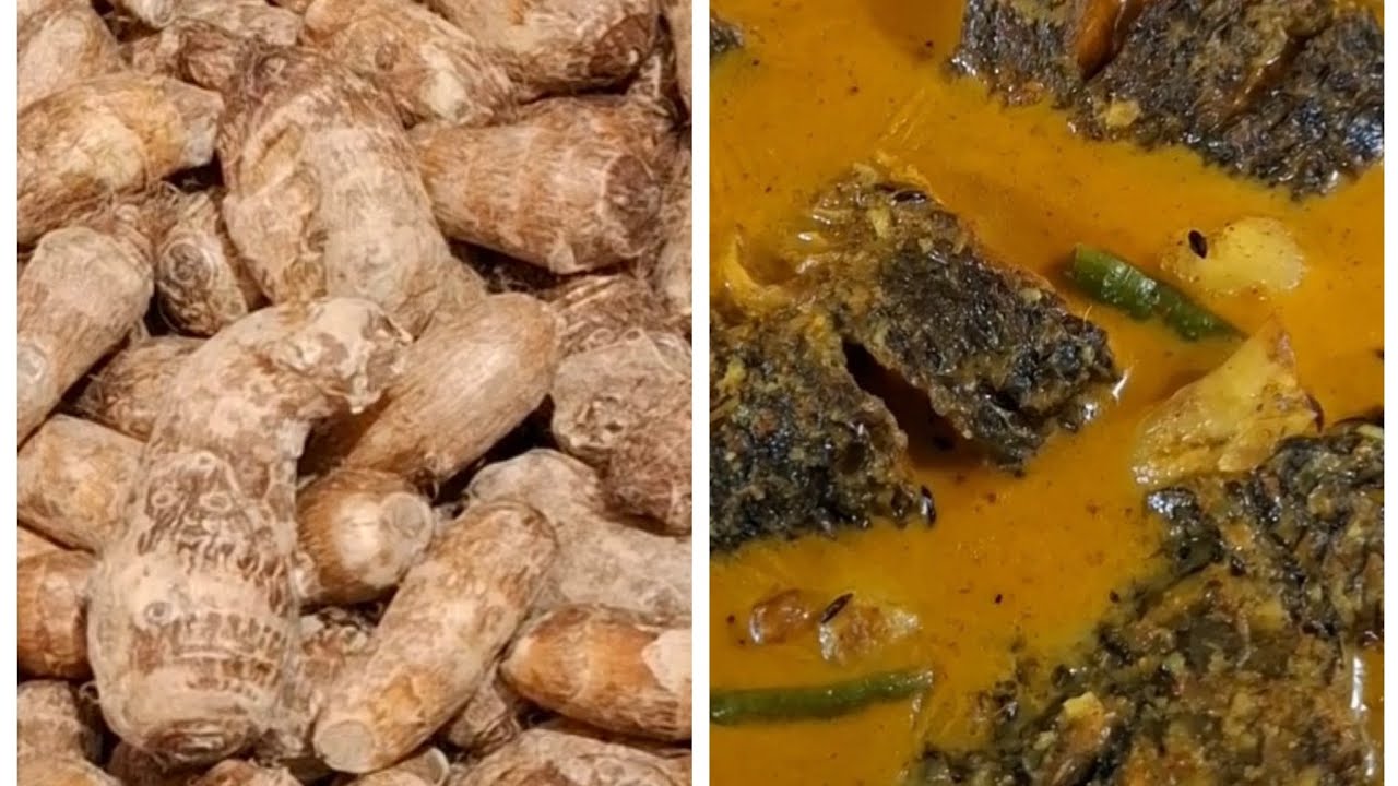 Taro root [কচুর মুখি রুই মাছ দিয়ে]এমন সাদ আগে কখনও তো খাই নি। #cooking #Taro root #viral 