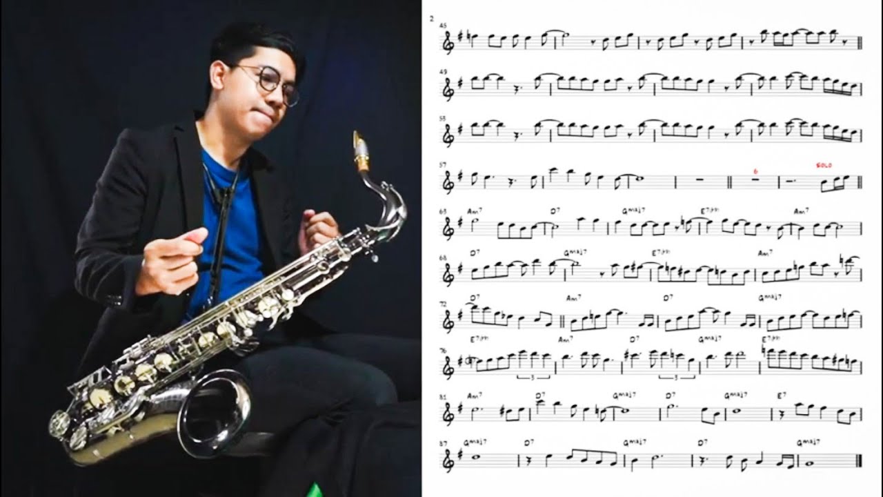 Love Never Felt So Good (Transcription & Solo) for Saxophone
