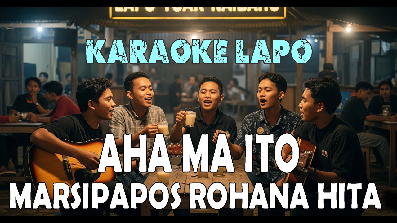 Karaoke Aha Ma Ito-Marsada Star Lirik-Nada Pria Versi Parmitu Gitar