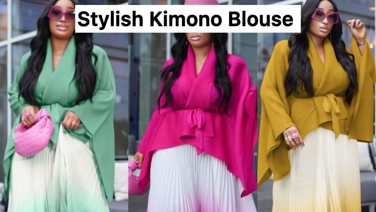 How to Cut and Sew this Trendy and Stylish Kimono Blouse