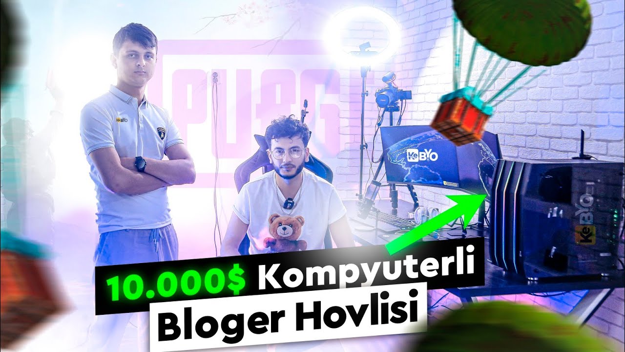 10.000 $ Dollarli Kompyuter Sotib Olgan Blogger Hovlisi!Khovlion!