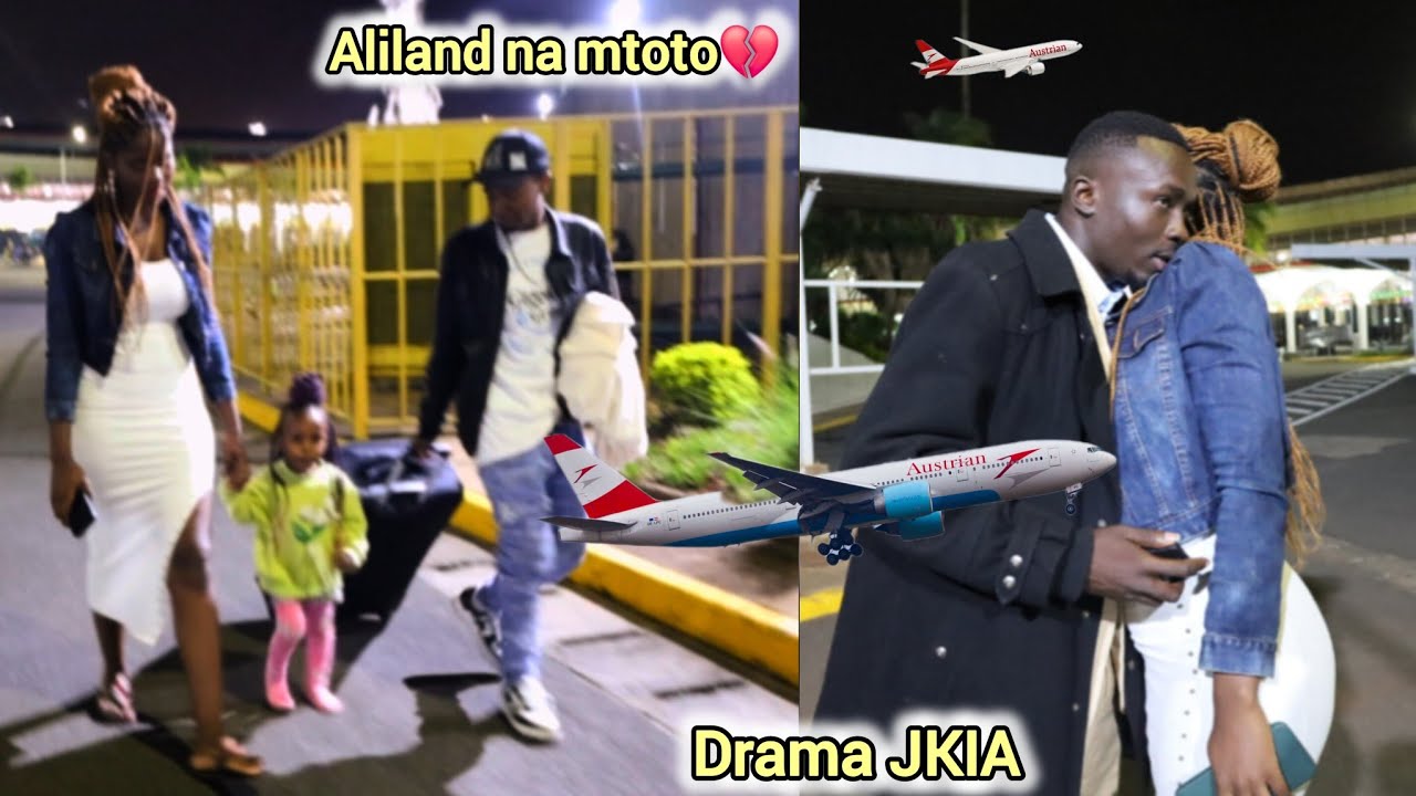It Was Drama At JKIA As Abigael From Australia Was Left At The Airport Because She Came With A Kid 😭
