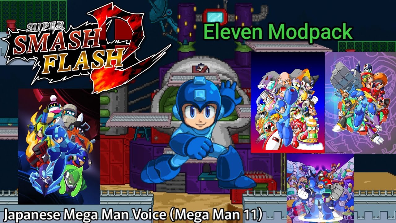 SSF2 - Japanese Mega Man Voice Mod (Eleven Modpack)