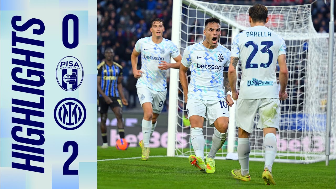 LAUTARO ON FIRE: ONE AFTER ANOTHER 🐂🤩 | PISA 0&ndash;2 INTER | SERIE A 25/26 HIGHLIGHTS 🇬🇧