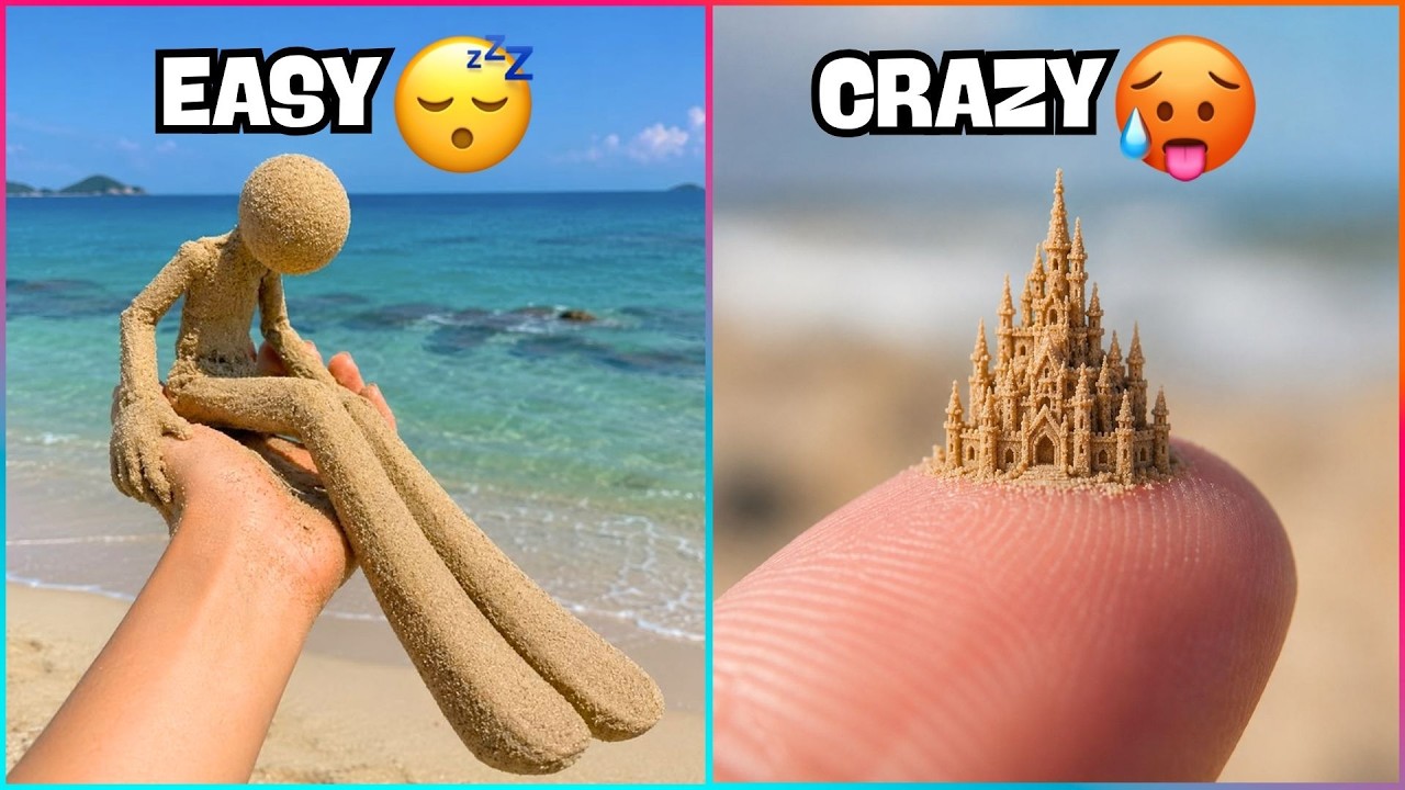 Level 1 to 100 Sand Sculptures