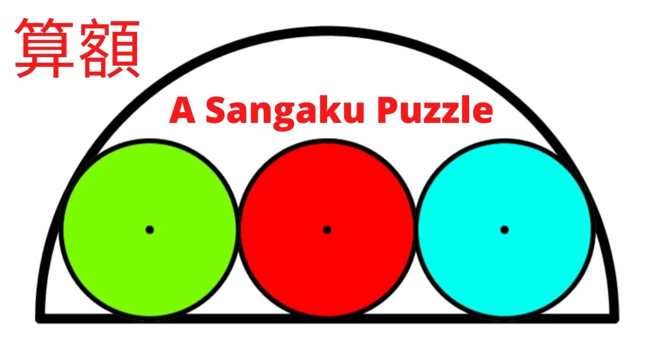 A Quick and Easy Sangaku Puzzle with Three Circles