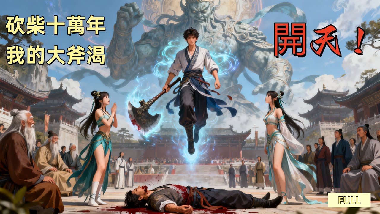 我本是大帝之姿，卻被聖女未婚妻聯合情夫毀金丹、斷筋脈，宗門棄我當砍柴雜役，卻不知我以凡人之軀，砍柴萬年突破開天聖體，自此橫壓仇敵成就一世至尊！#國漫 #chineseanimation #動畫