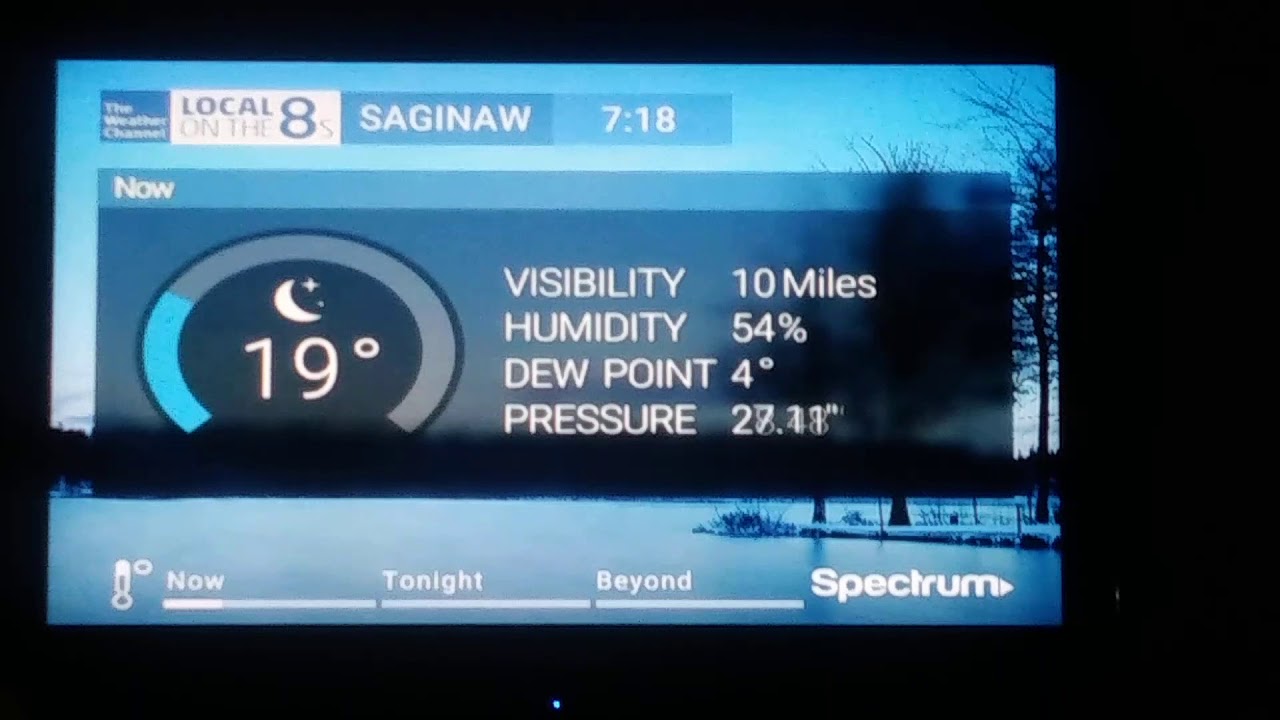 The Weather Channel ~Saginaw Michigan~ @7:18 pm EST 2/20/2020