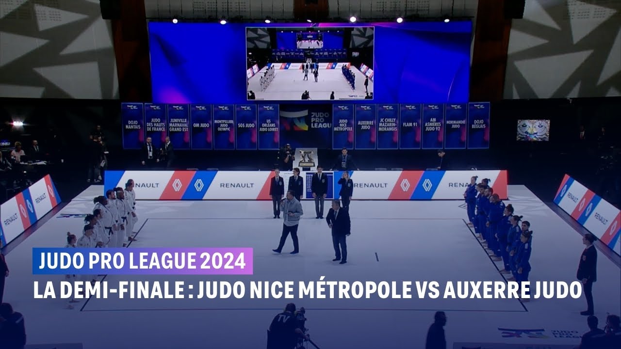 Judo Pro League 2024 : La demi-finale Judo Nice Métropole vs Auxerre Judo
