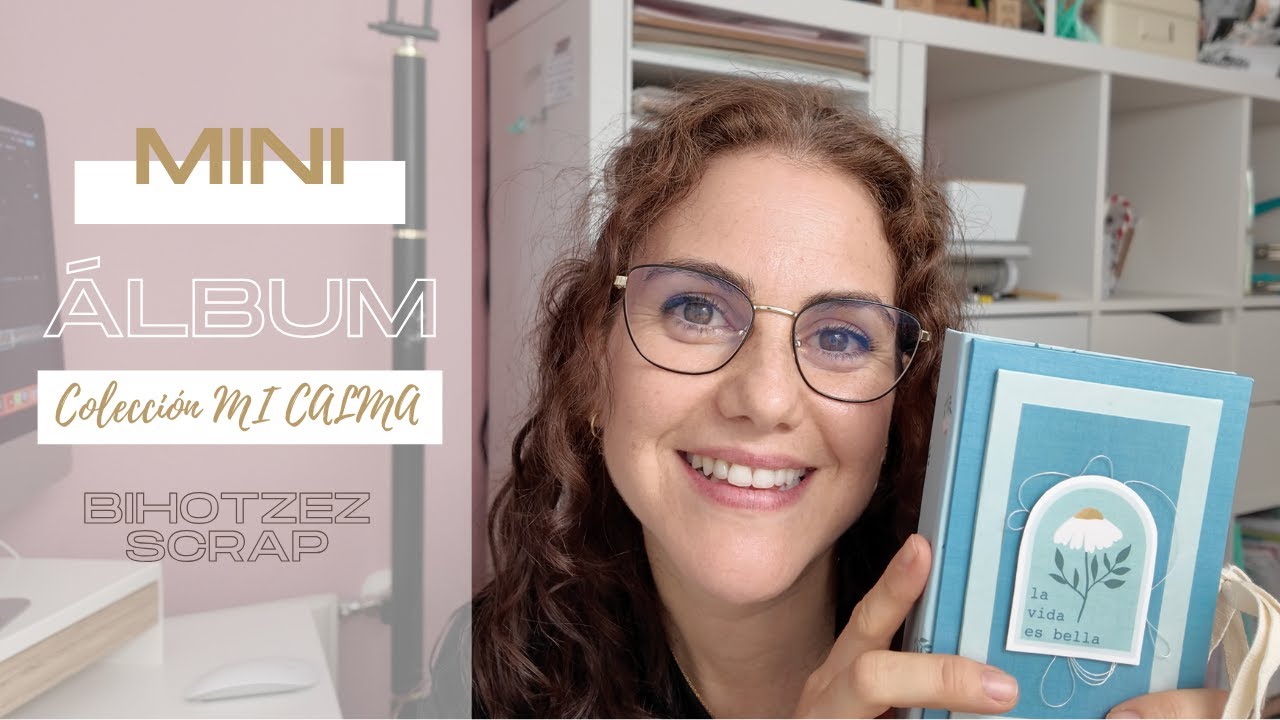 ✨ ÁLBUM de SCRAP para PRINCIPIANTES con Mi Calma de Bihotzez | Paso a paso FÁCIL y BONITO 💕