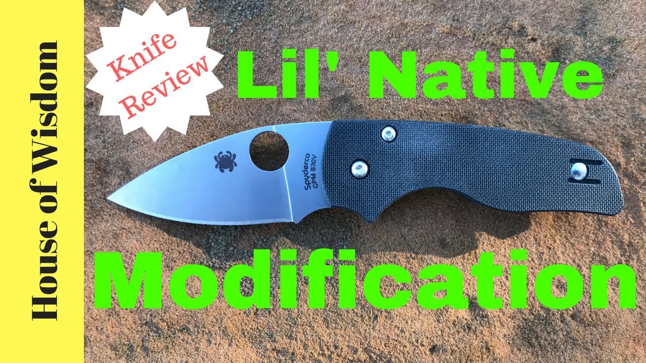 Spyderco Lil' Native Modification