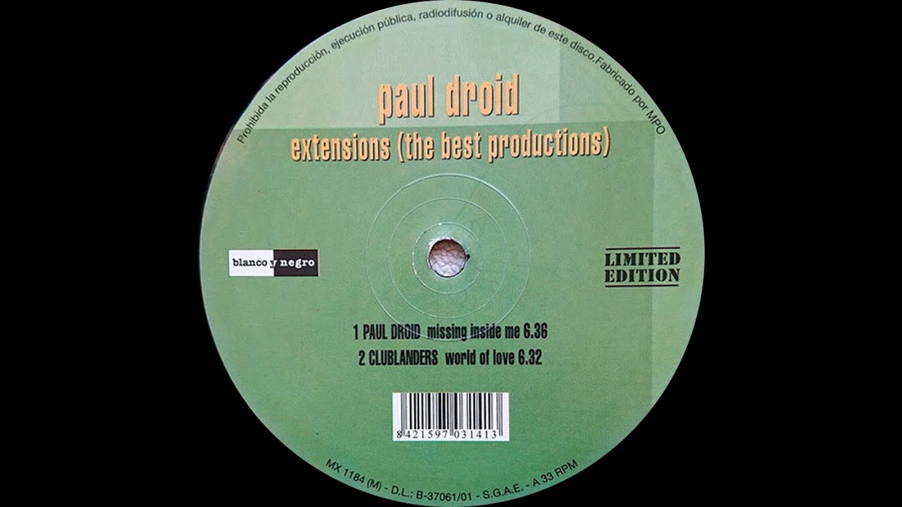 Paul Droid - (Missing Inside Me) [2001]