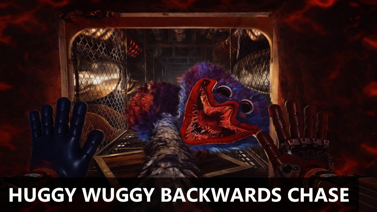 Huggy Wuggy Chase Backwards - Poppy Playtime Chapter 5