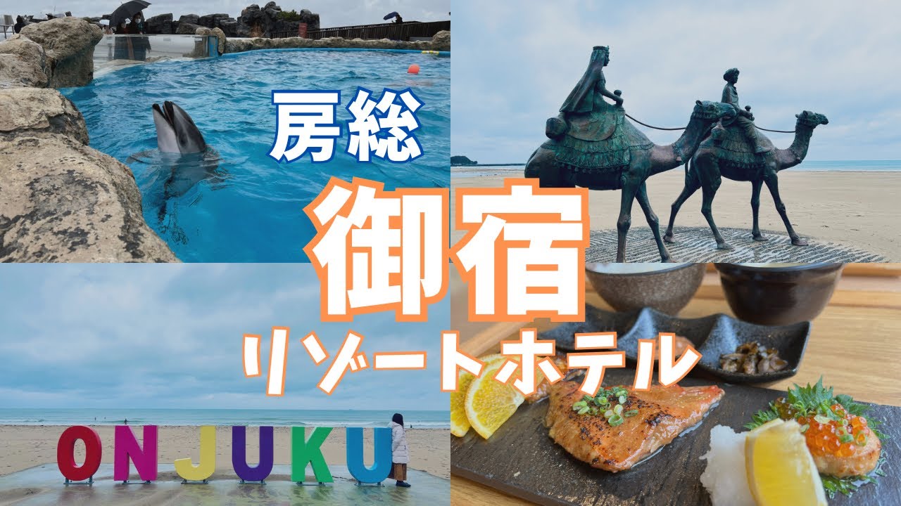 【千葉 南房総】御宿の海岸散歩と鴨川シーワールドを楽しんできた！