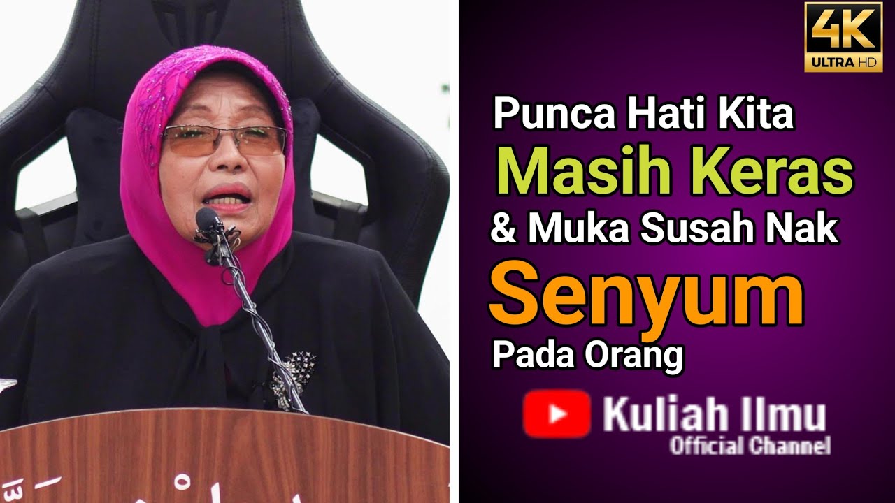 Punca Hati Kita Keras & Muka Susah Nak Senyum Pada Orang | Ustazah Robiah Hamzah