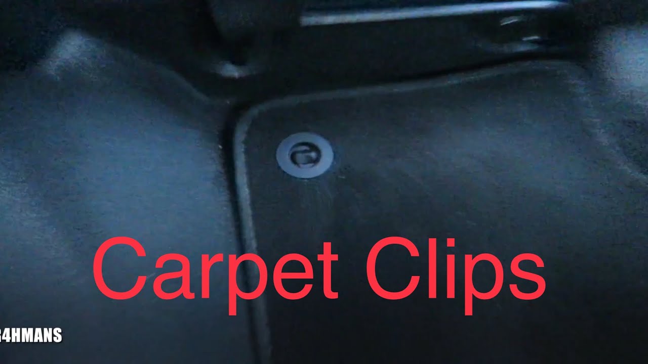Как установить задние коврики Astra H Carpet Clips