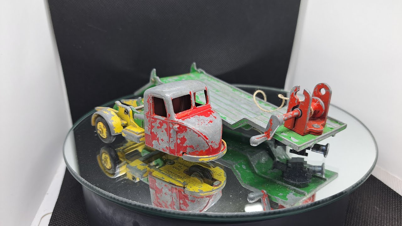 Diecast Restoration Crescent toys scammell scarab 6ton low loader no/1274  1955/59