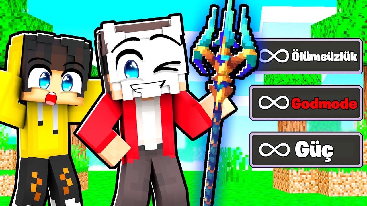 Minecraft'ın YENİ Sonsuzluk Mızrağını Neden Çaldım?