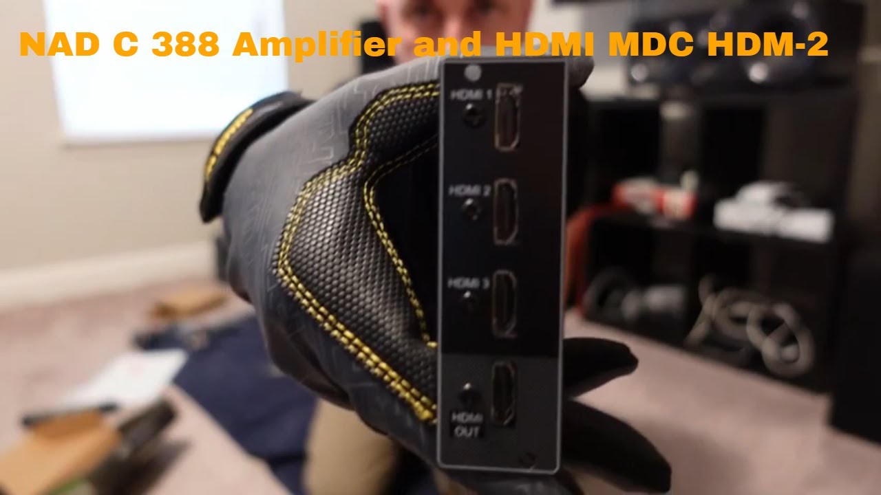 NAD C388 Amplifier and HDMI MDC HDM-2 Add on Card Class D | Unboxing