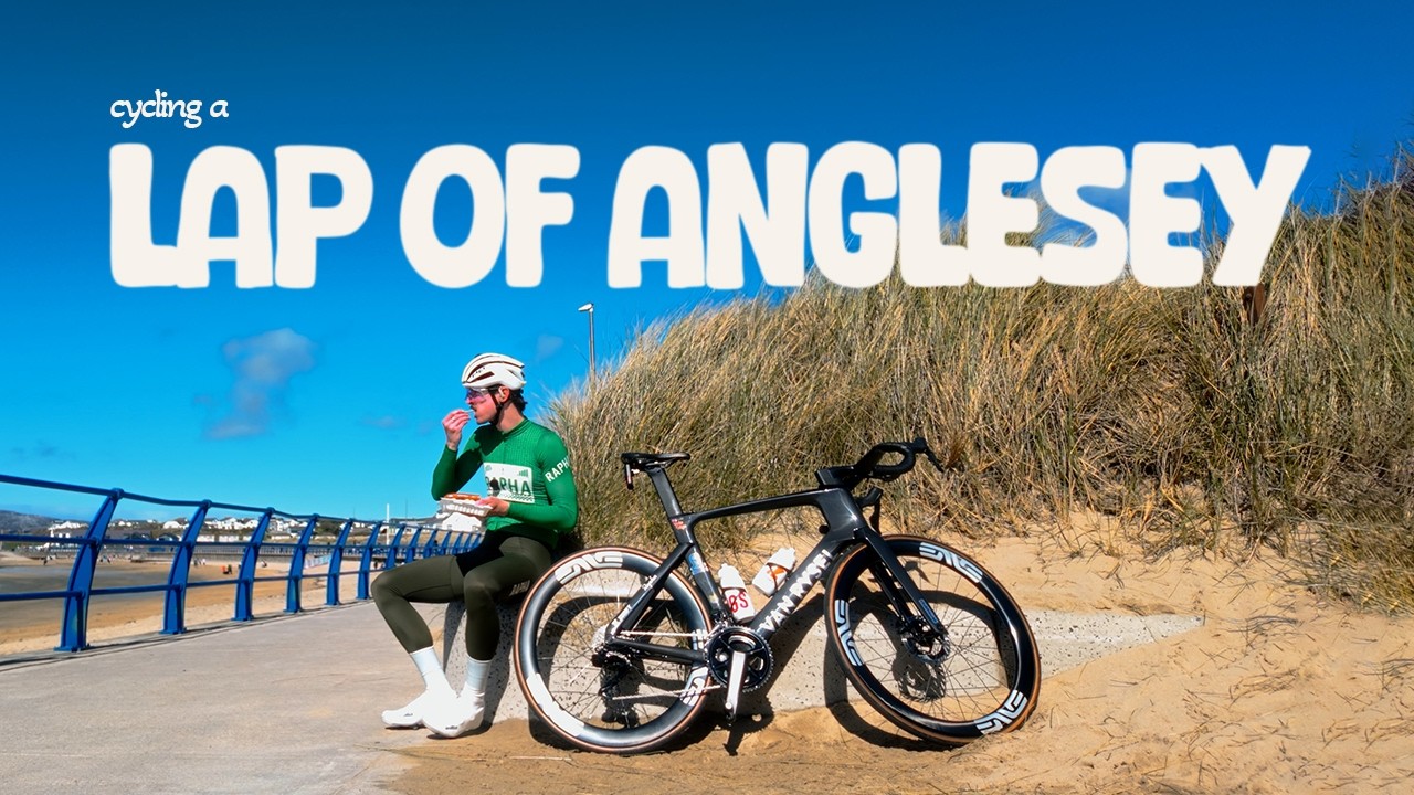 cycling 143km to have a chippy on the beach