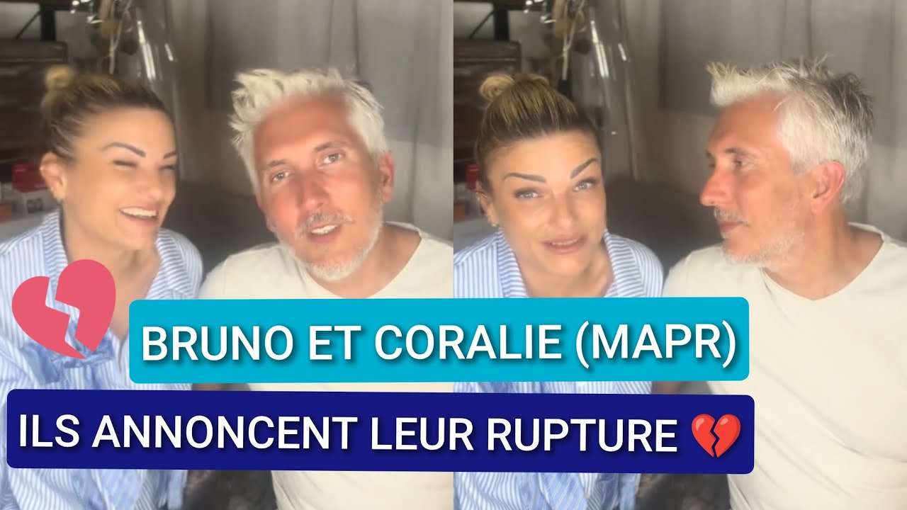 CORALIE ET BRUNO ANNONCENT LEUR DIVORCE 😱