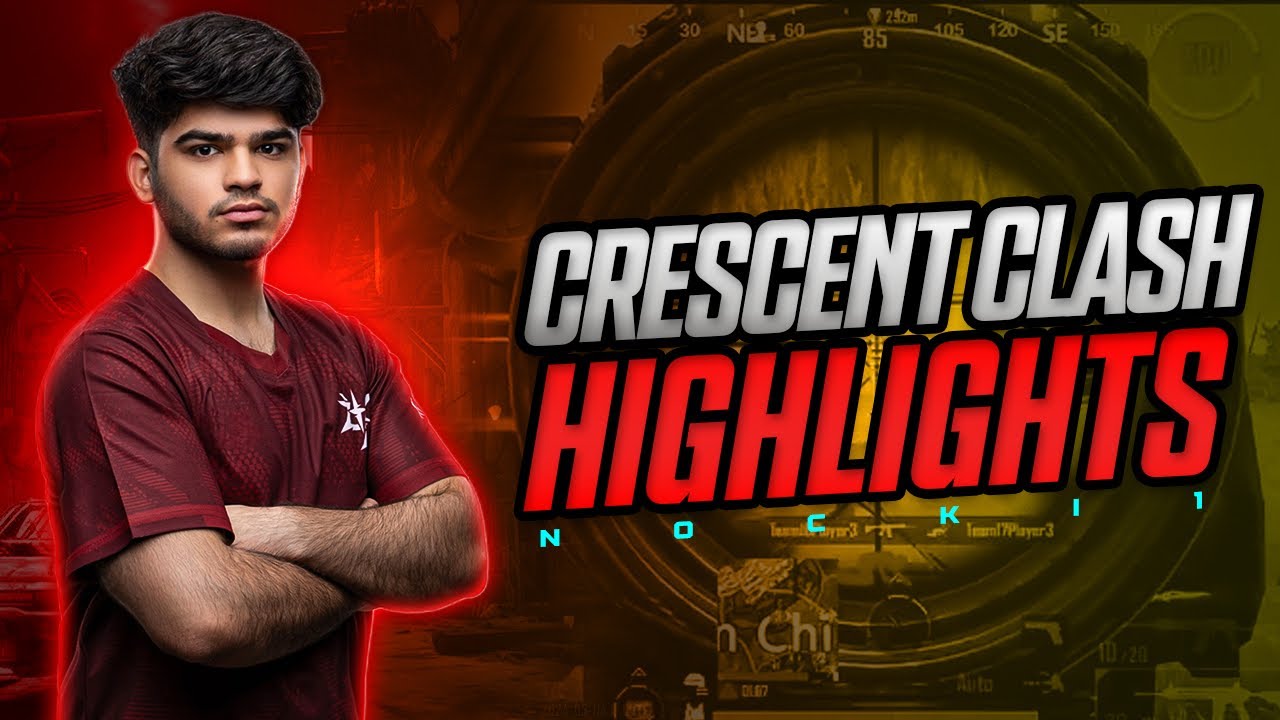 PUBGM CRESCENT CLASH SERIES | 12 ELIMINATION MATCH HIGHLIGHT🫨 NOCKI PUBGM!